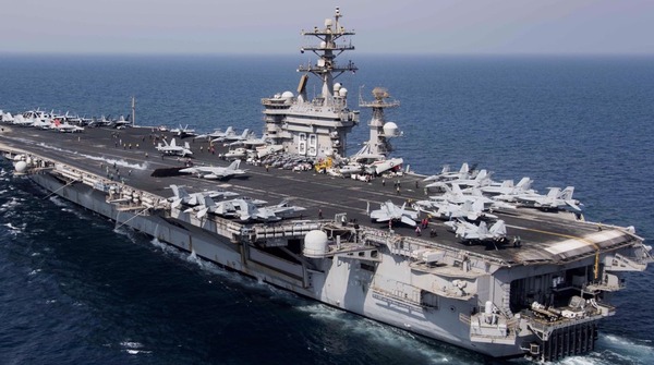 Yemen hits US aircraft carrier USS Eisenhower with ballistic missiles in Red Sea.