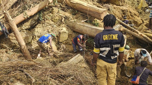 More than 2,000 people were buried under debris after the landslide