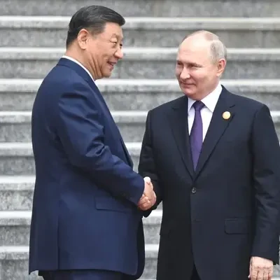 Old friends—Putin arrives in China for a state visit and meets with Xi Jinping