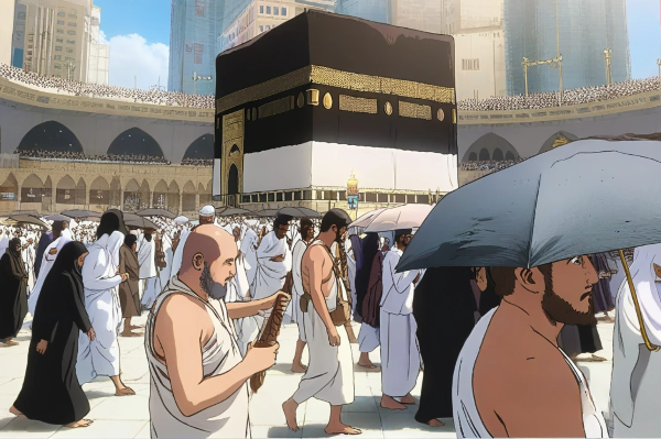 اسرائیل کے غزہ کے تنازع کے پس منظر میں لاکھوں افراد نے حج کا آغاز کیا