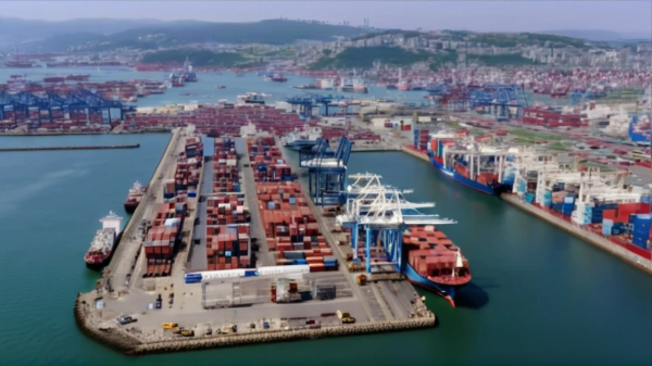 Hezbollah releases drone footage showing important Israeli locations in Haifa.