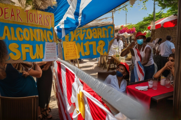 Why are Barcelona residents protesting against tourists?