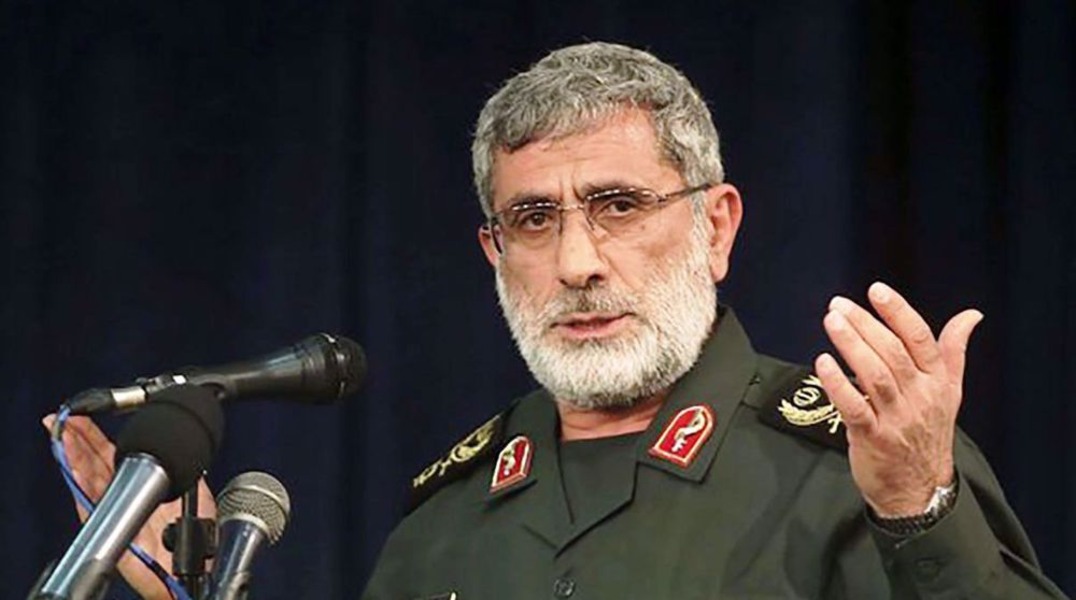 Brigadier General Ismail Qa'ani, commander of the Quds Force of Iran's Islamic Revolution Guards Corps (IRGC)