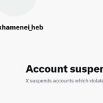 Suspension of Ayatollah Khamenei's Hebrew-Language Account on X